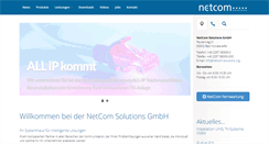 Desktop Screenshot of netcom-solutions.org